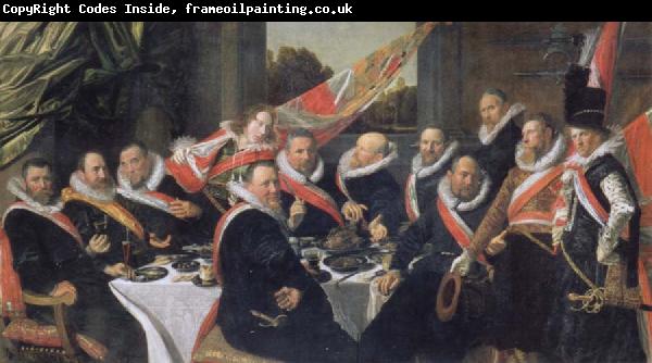 Frans Hals Festmabl of the officers of the St. Jorisdoelen in Haarlem